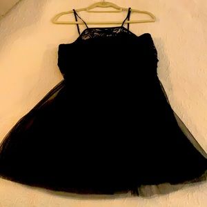 Black BCBG mini dress